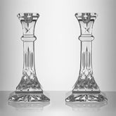Lismore Square Candlestick 20cm 8in, Set of 2